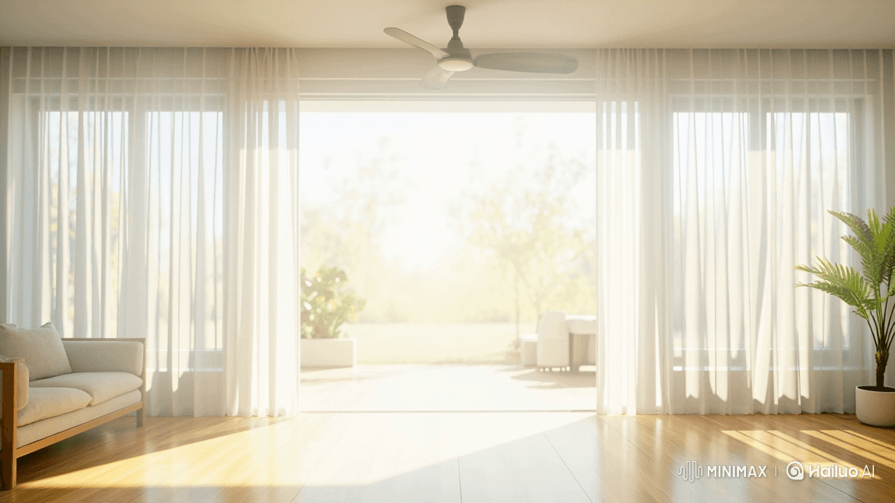 Diagrama ou exemplo de ventilação cruzada em uma residência